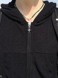 Andy Rib Knit Hoodie
