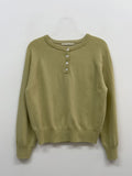 Cash Henley Neck Raglan Knit