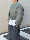 Gaen Cropped Balloon Flight Jumper