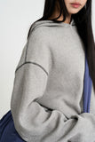 Stitch waffle hood knit