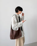 Cinnamon Loose Striped Shirt