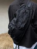 Unisex angle cross sling bag