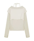 Halter Strap Long Sleeve