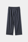 Window check pajama pants