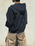 Dewey Check Crop Hood Windbreaker
