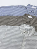 Striped Seersucker Overfit Shirt