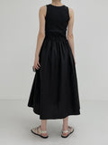 Mix Layered Long One Piece