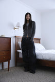Loom biker cotton pants