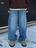 Lit Cat Washed Balloon Denim