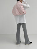 Turtleneck Overfit Brushed Sweatshirt