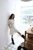 Two-Tuck Half Cotton Shorts