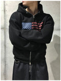 Basic Flag Hood Zip-Up