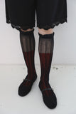 Petite lace knee socks