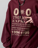Zero Printing Balloon Sweatshirt