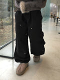 Clip Brushed Double Knee Carpenter Pants