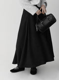 Loki Semi Banding Flared Long Skirt