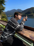 Noble Deer Cowichan Zip-Up Cardigan