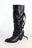 Amer strap suede boots