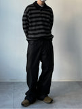 Rough Coated Black Denim