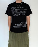 SAD Lettering Short Sleeve Tee