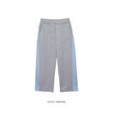 Billy Side Denim Color Matching Sweatpants