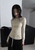 POLY LONG SLEEVE TOP