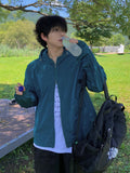 Plan) Light Two Way Glossy Windbreaker