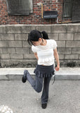 RUFFLE ON PANTS