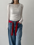 Feeling Tencel Round Neck T-shirt