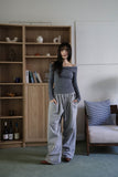 Welldy brushed banding pants
