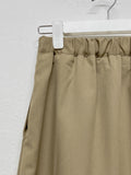 Anne pleated long skirt