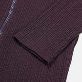 Kanz Side Muscle Fit Ribbed Zip-Up