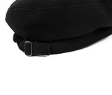Wool baker cap