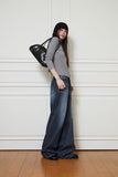 washing a-line denim