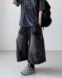 Hito Strap Bermuda Denim
