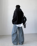 Newborn Stripe Curve Denim