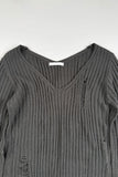 Destroy v-neck knit