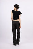 curved tape denim