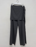 Ribbon Wrap Semi-Wide Slacks