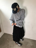 [Sweat.ver] Amecaji loose cargo sweatpants