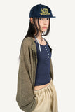 Button ribbed sleeveless