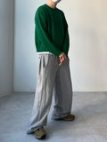 Diamond Fisherman Round Knit