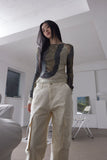 cotton work cargo pants