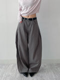 371 Pintuck Cotton Wide Pants