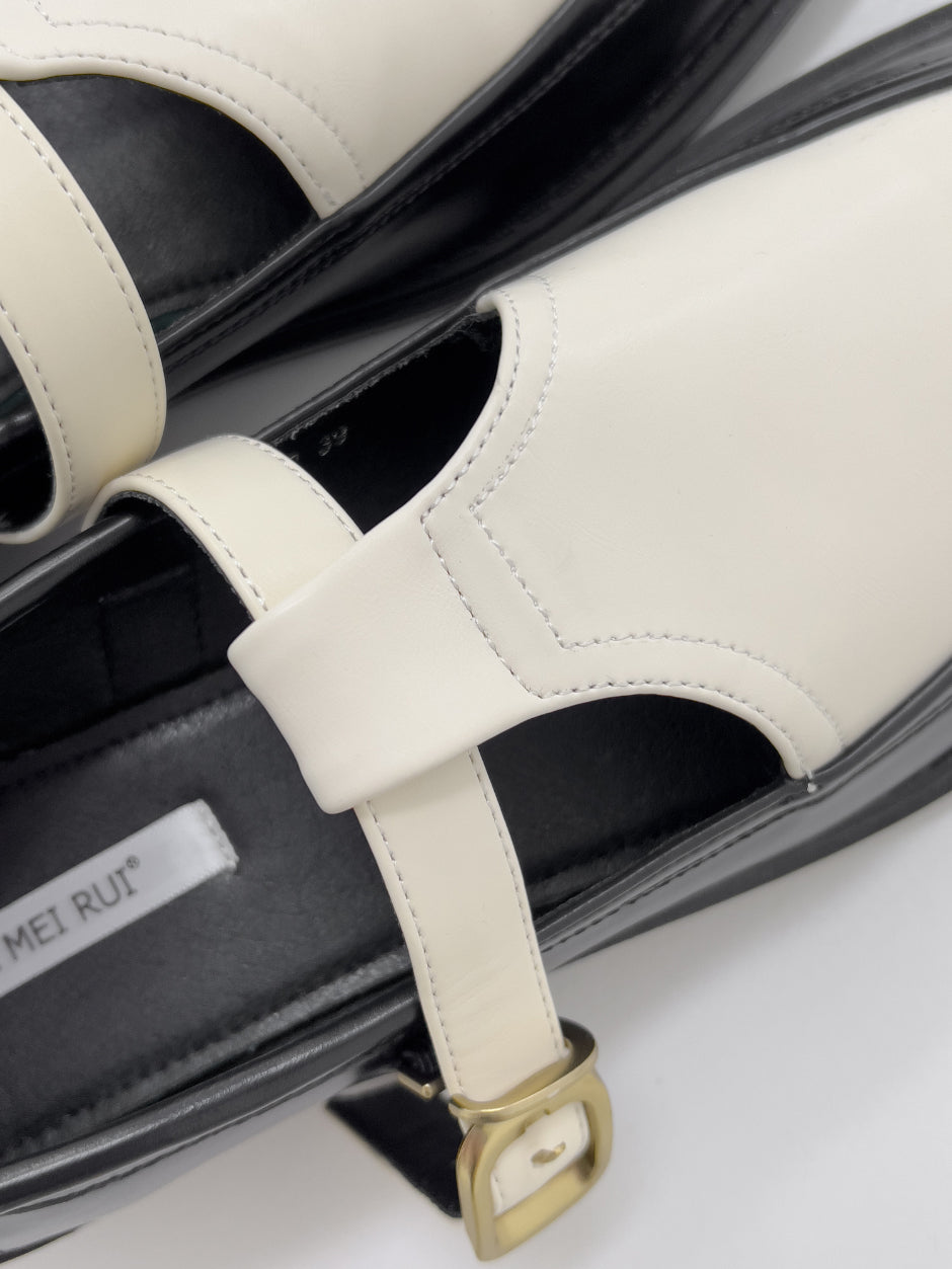【INCHANT ME】Swain Buckle Mix Loafers INCHANT ME(インチャントミー) - スウェインバックルミックス