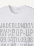 Pop-up vintage print T-shirt