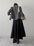Leila High Neck Tie Blouse