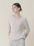 [Premium] Whole Garment Live-On V-Neck Knitwear