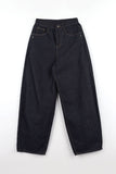 Non-fade stud overfit denim