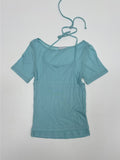 Halter Bustier Short Sleeve T-Shirt